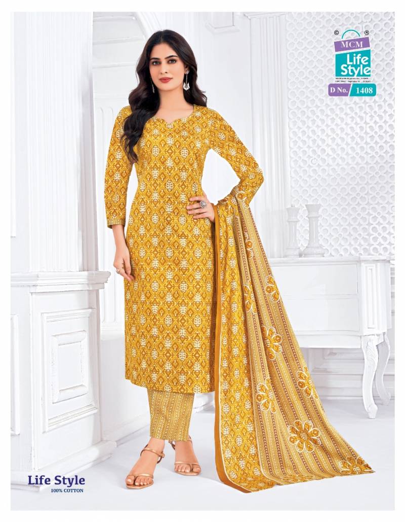 Mcm Lifestyle Vol 14 Readymade Cotton Printed Kurti Sets Collection