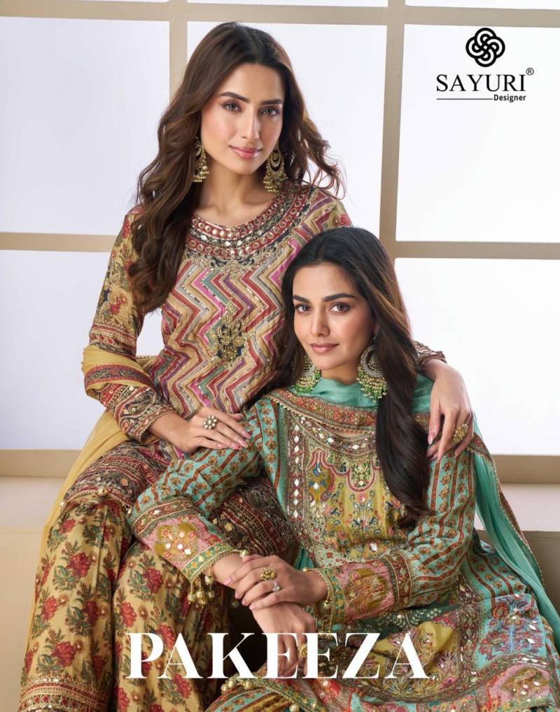 Sayuri Pakeeza Viscose Natural Crepe Silk Salwar Kameez