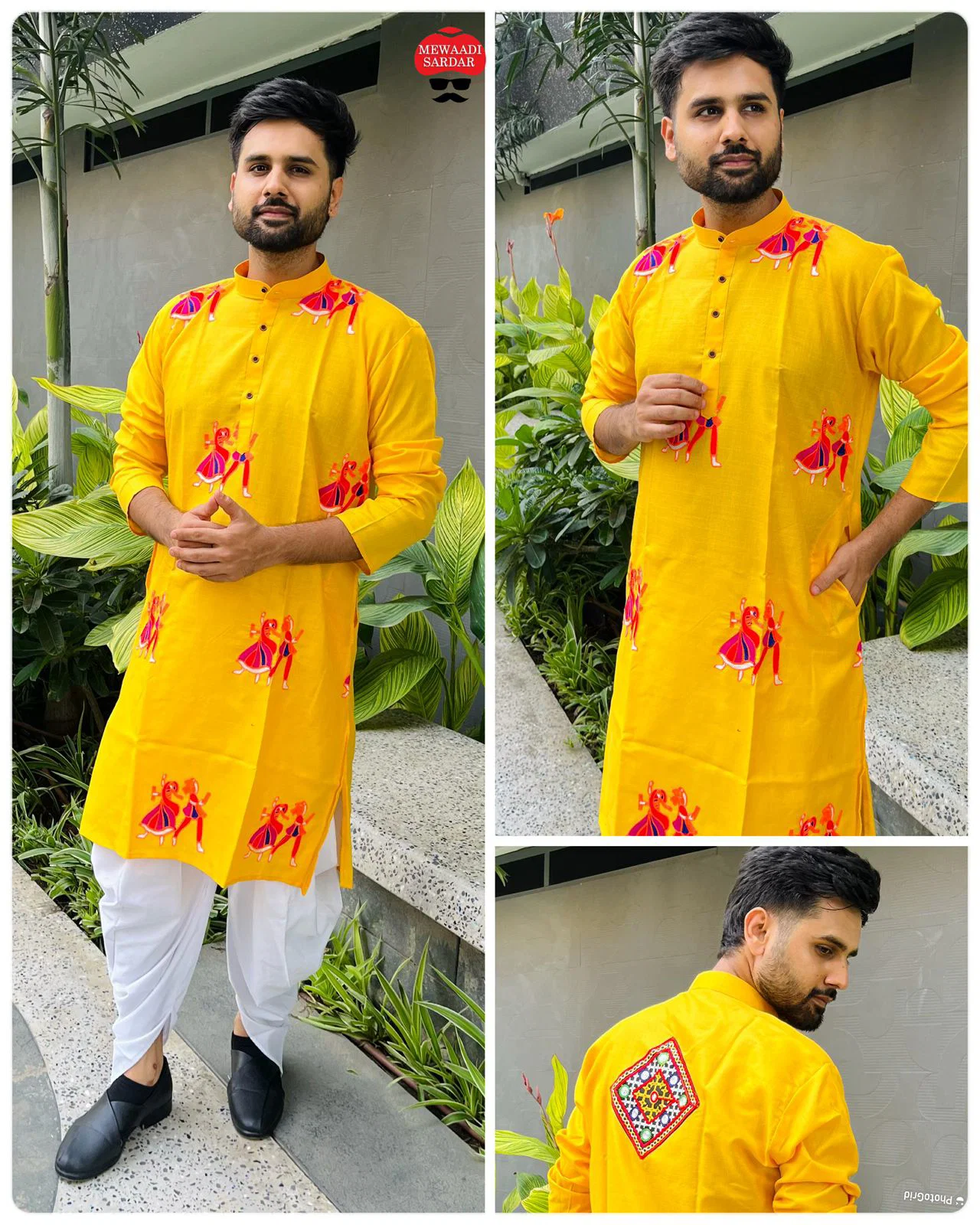 Lekha LI Rangilo Vol 1 Cotton Embroidery Mens Kurta Collection