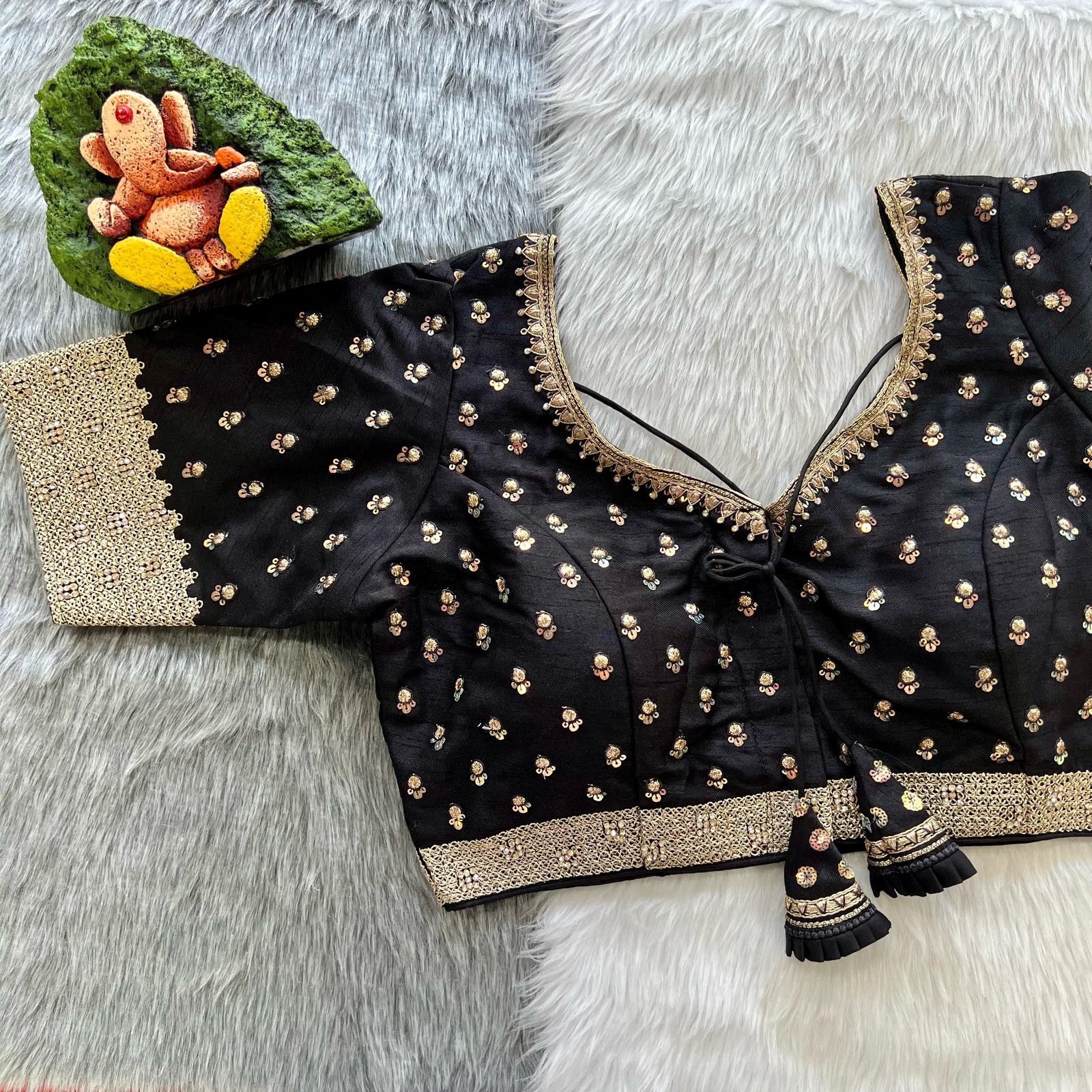 Ruh Special Bridal Blouse Heavy Timo SIlk Heavy Embroidery Readymade Blouse