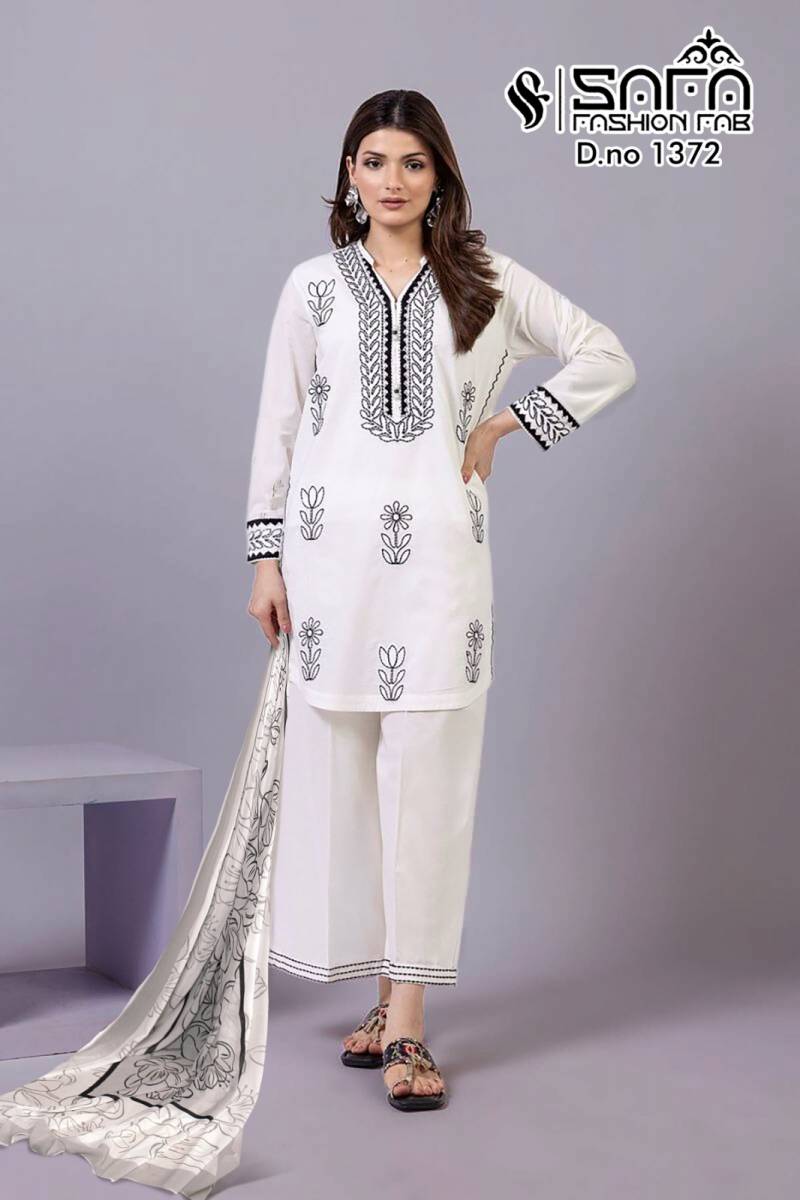 Safa Fashion Fab 1372 Tunic Pakistani Ready Made Suit