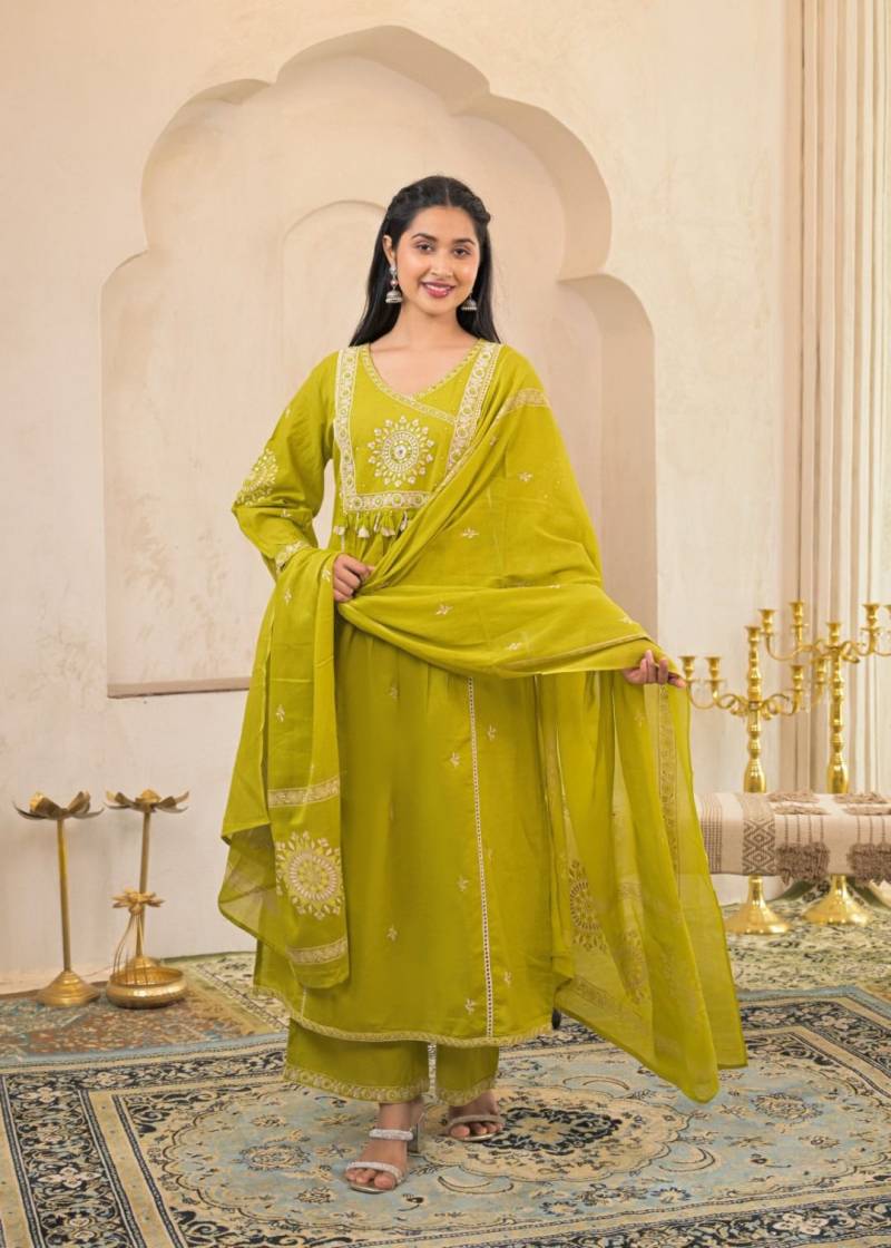 Naisha K 175 Cotton Fancy Readymade Suit