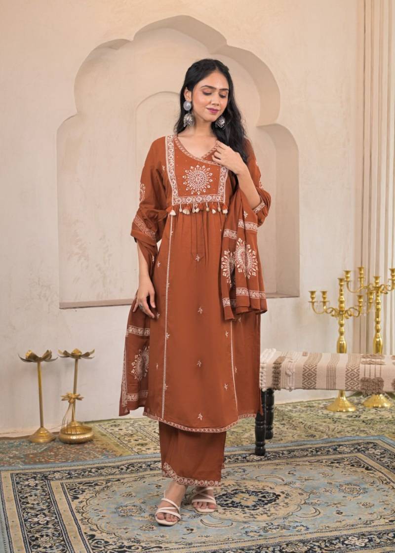 Naisha K 175 Cotton Fancy Readymade Suit