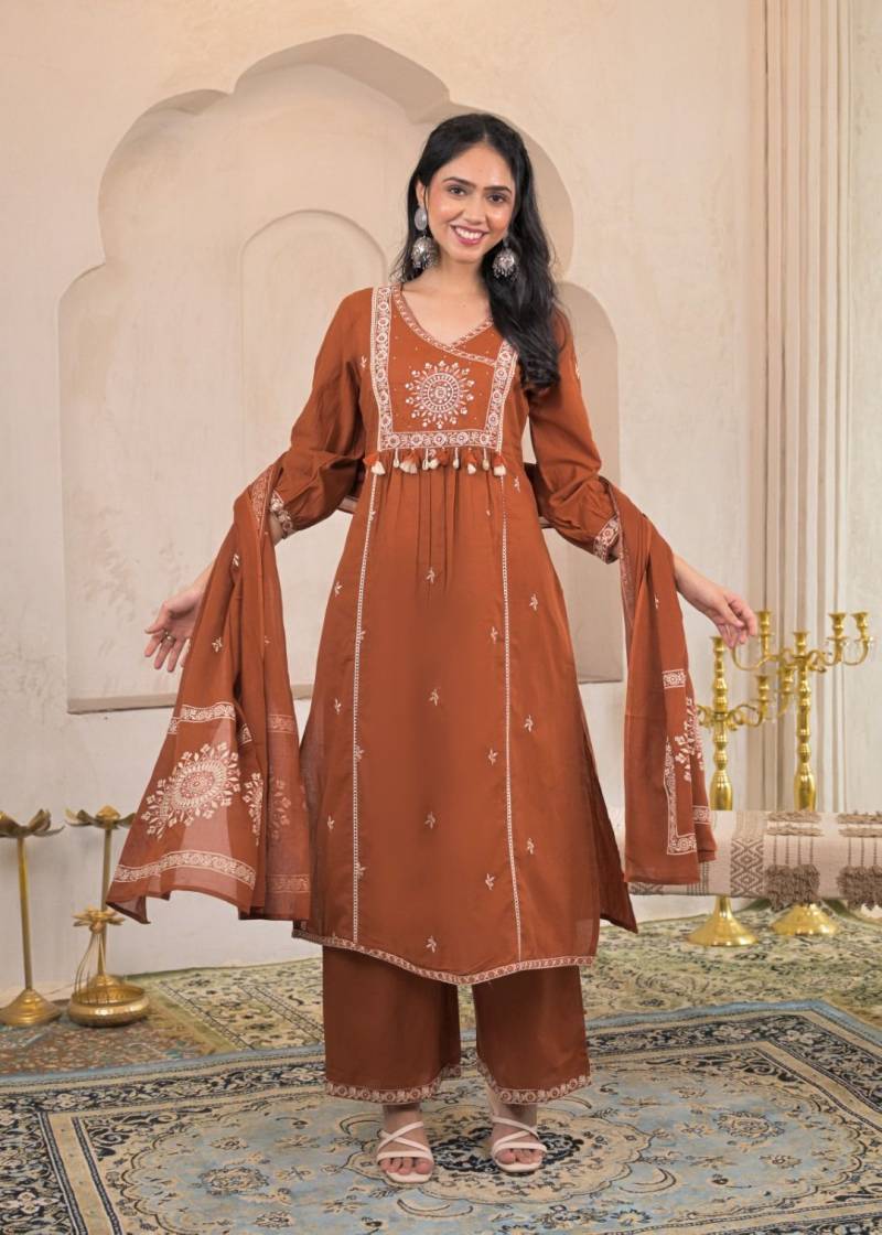 Naisha K 175 Cotton Fancy Readymade Suit