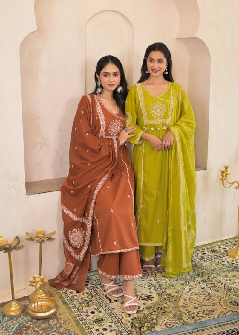 Naisha K 175 Cotton Fancy Readymade Suit