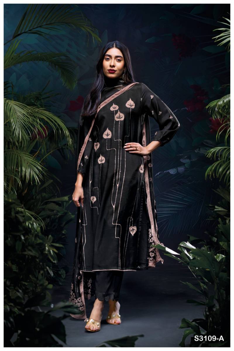 Ganga Sriti Bemberg Silk Printed Salwar Kameez