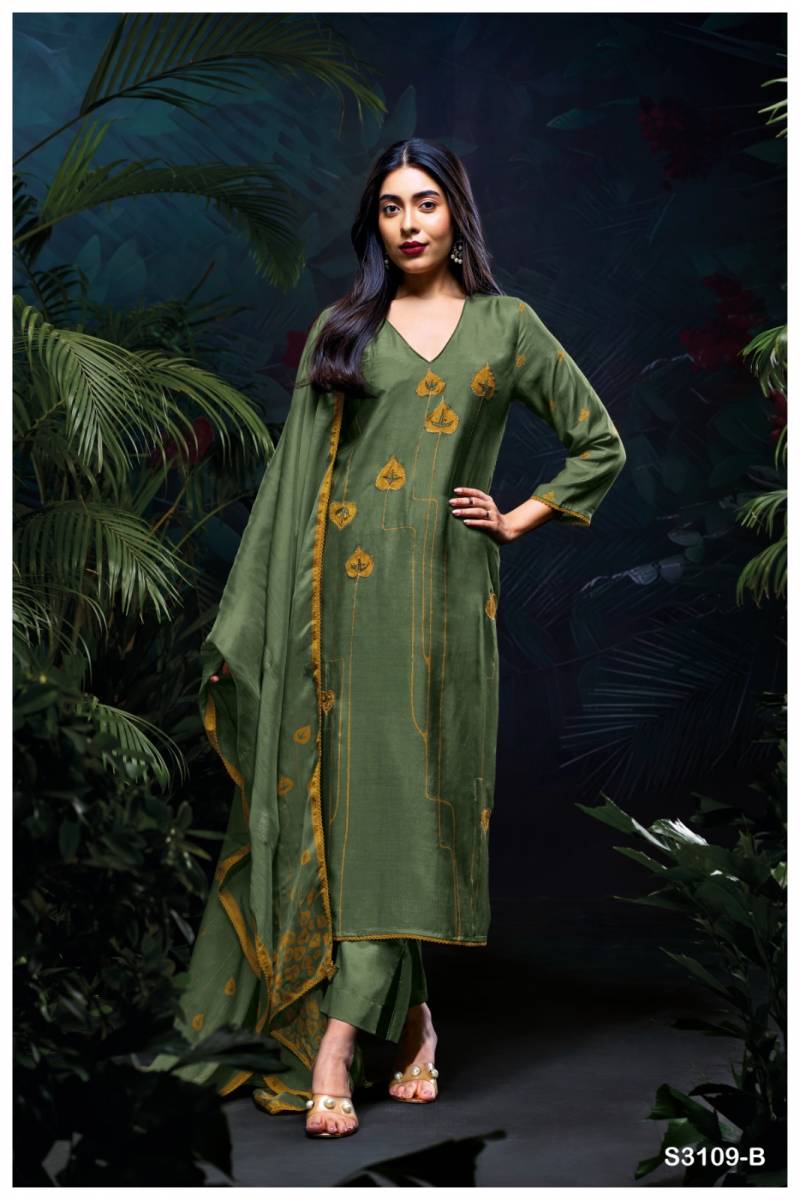 Ganga Sriti Bemberg Silk Printed Salwar Kameez