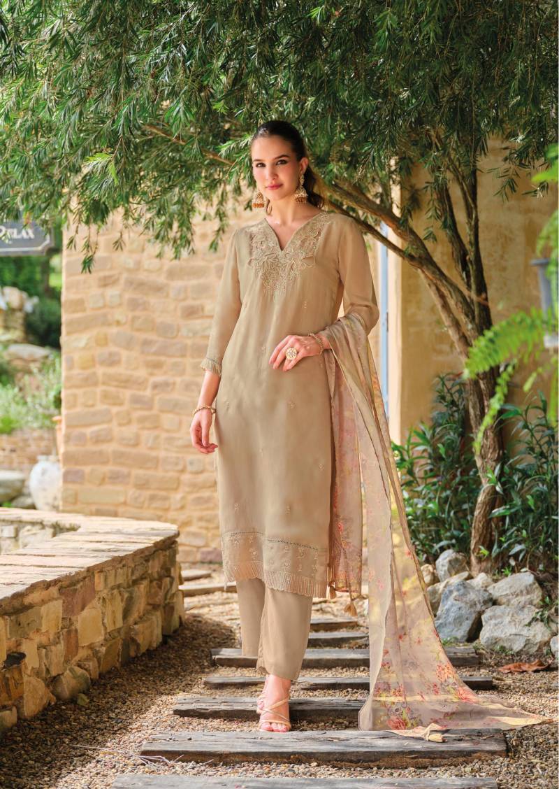 Lady Leela Varnika Vol 2 Organza Kurti Bottom With Dupatta