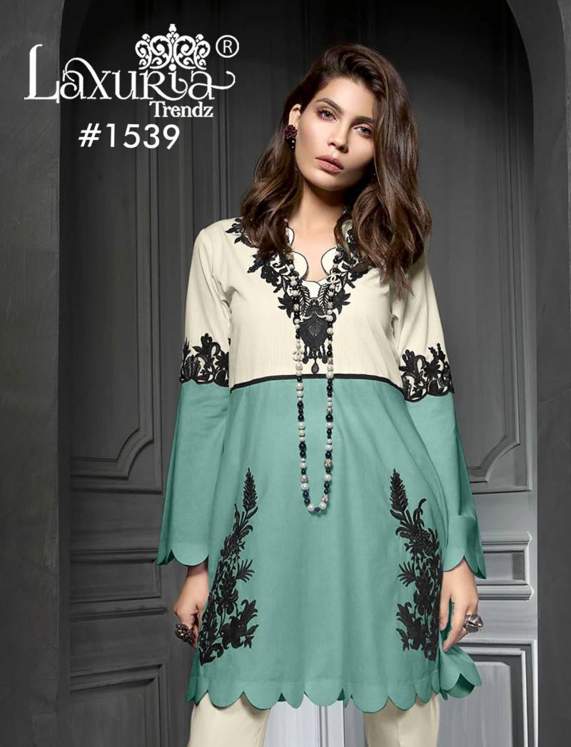 Laxuria Trendz 1539 Jam Satin Ready Made Collection