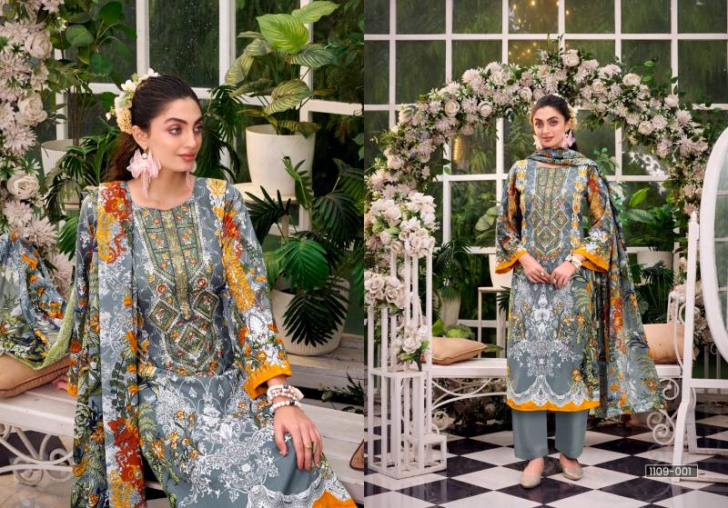 Romani Needle Wonder Vol 2 Soft Cotton Digital Printed Dress Material