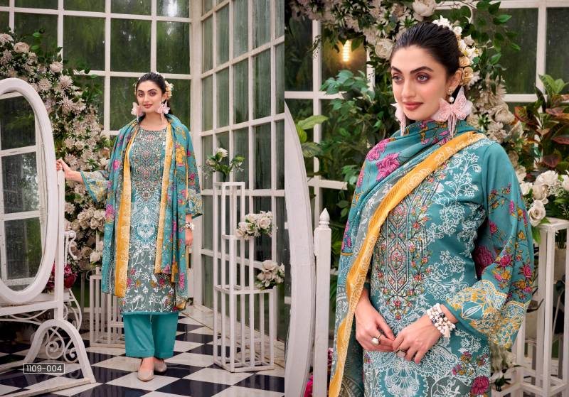 Romani Needle Wonder Vol 2 Soft Cotton Digital Printed Dress Material