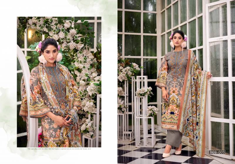 Romani Needle Wonder Vol 2 Soft Cotton Digital Printed Dress Material