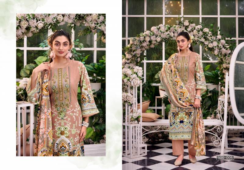 Romani Needle Wonder Vol 2 Soft Cotton Digital Printed Dress Material