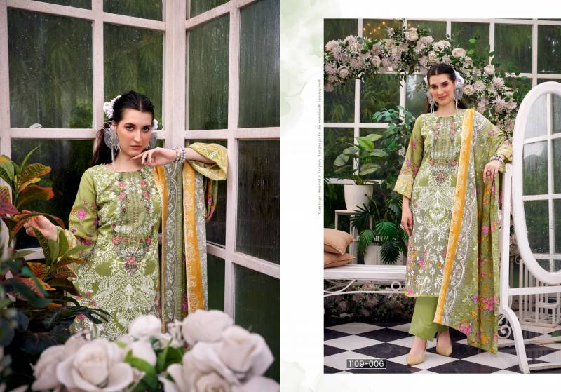 Romani Needle Wonder Vol 2 Soft Cotton Digital Printed Dress Material