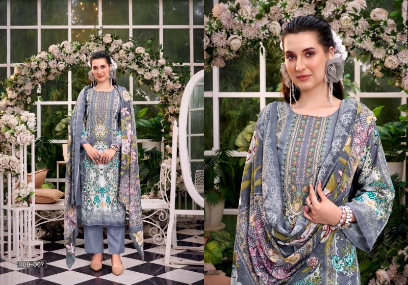 Romani Needle Wonder Vol 2 Soft Cotton Digital Printed Dress Material
