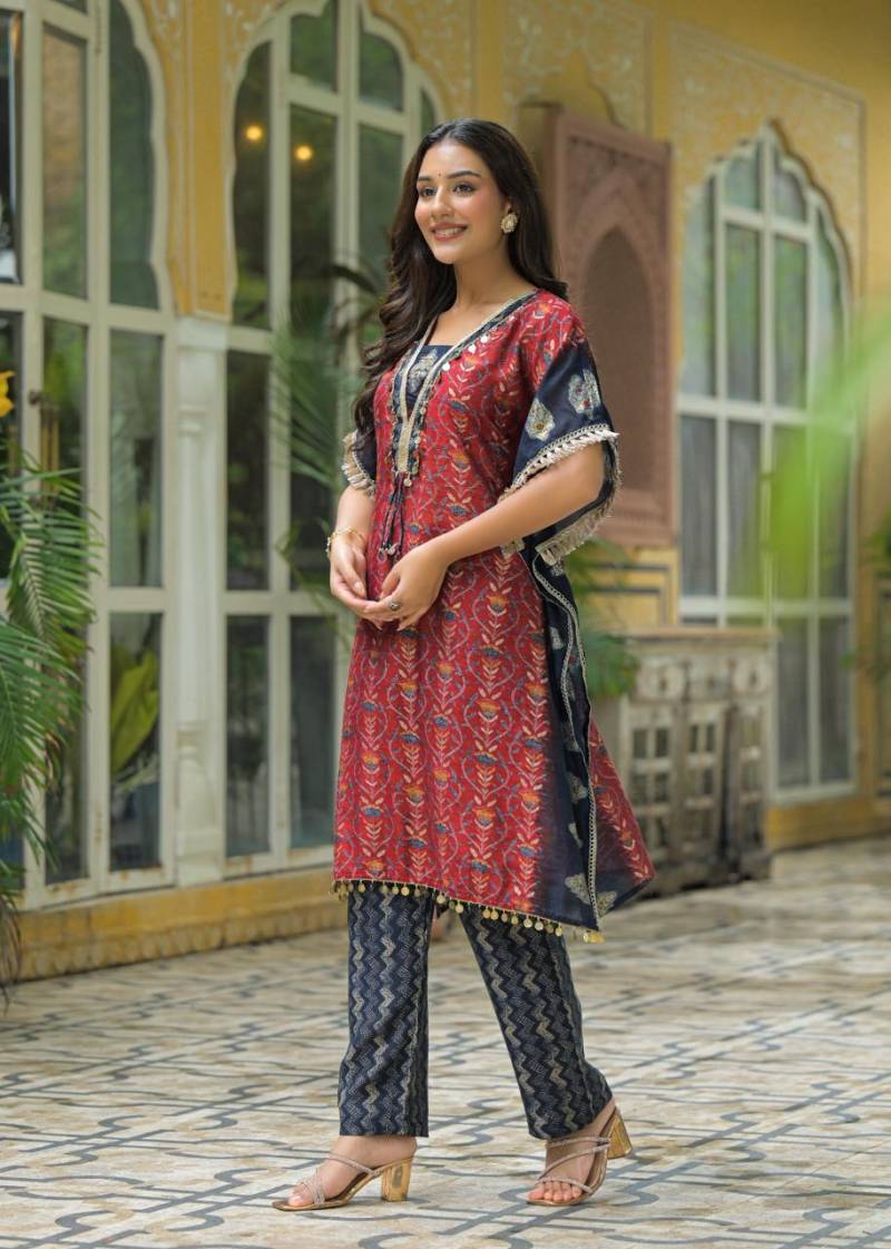 Naisha K 178 Masleen Desinger Kaftan With Bottom Collection