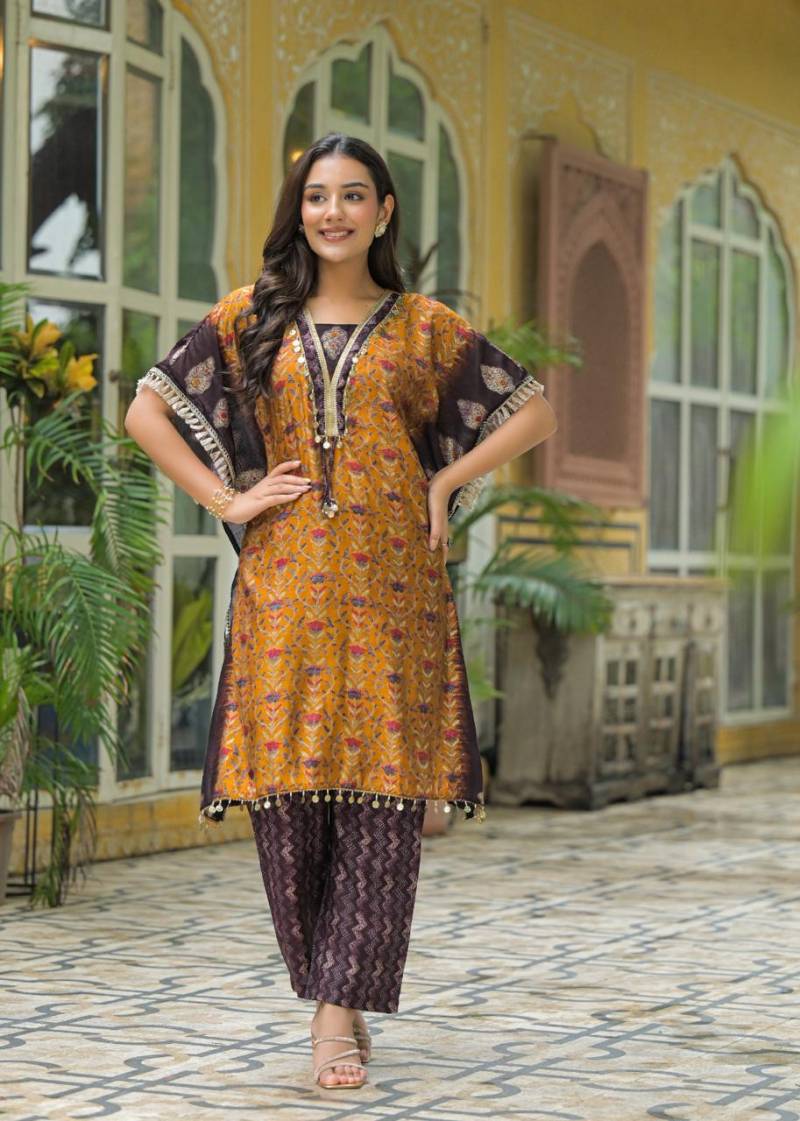 Naisha K 178 Masleen Desinger Kaftan With Bottom Collection