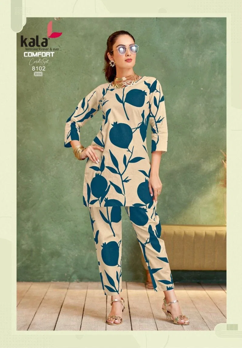 Kala Comfort Vol 4 Cotton Printed Co Ord Set Collection