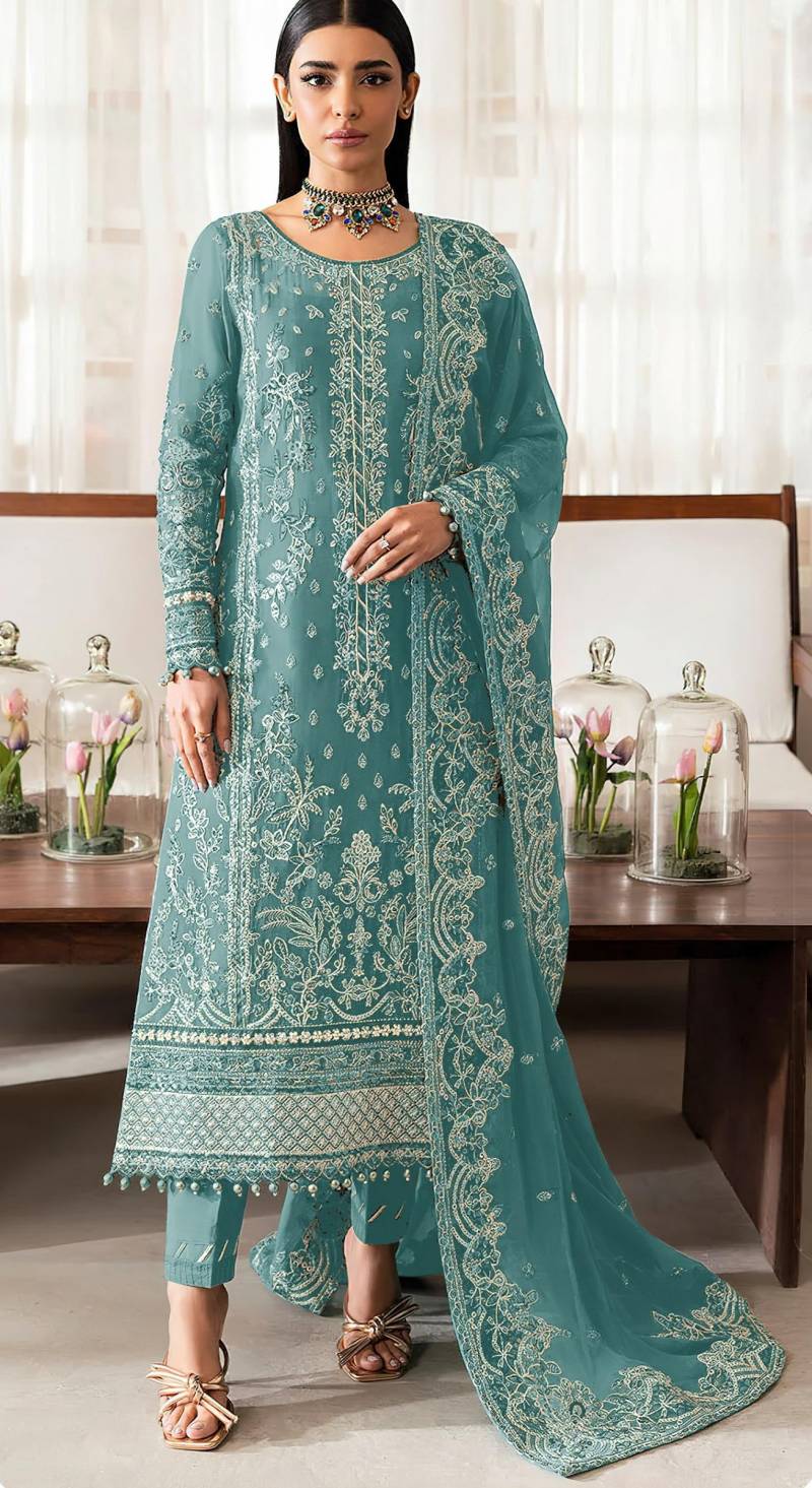 Sajida 1075 Georgette Pakistani Salwar Kameez