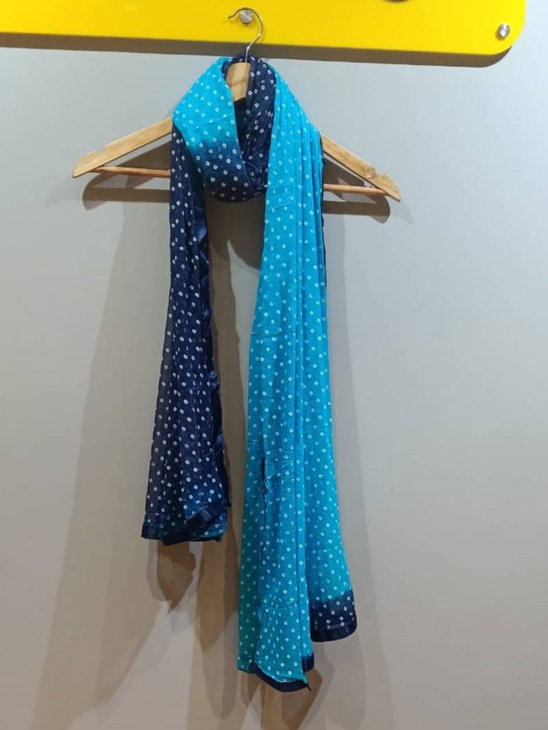 Bandhani Nazneen with Batik Print Dupatta Collection