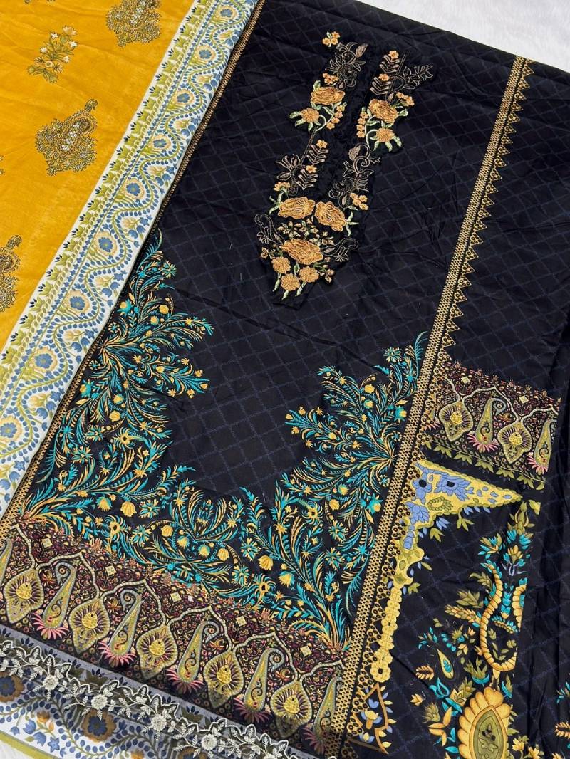 Jihan 3803 Cotton Dupatta Pakistani Salwar Kameez