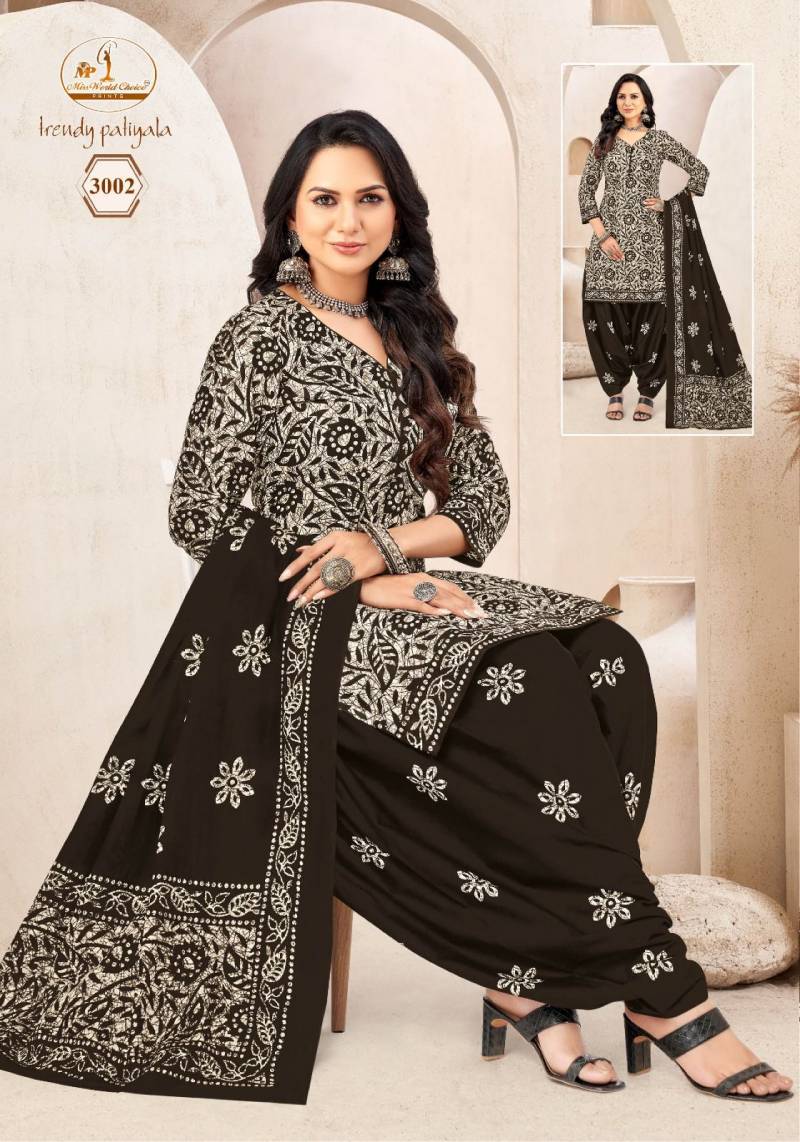 Miss World Trendy Patiyala Vol 3 Readymade Patiyala Dress collection