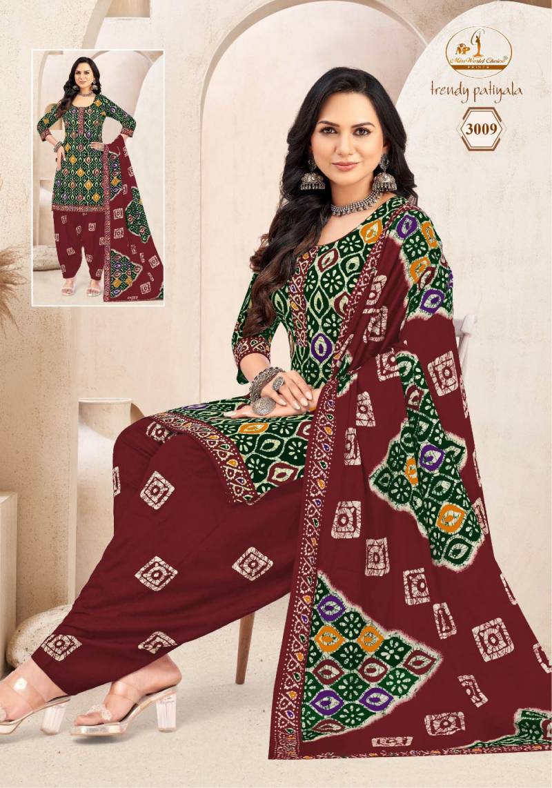 Miss World Trendy Patiyala Vol 3 Readymade Patiyala Dress collection
