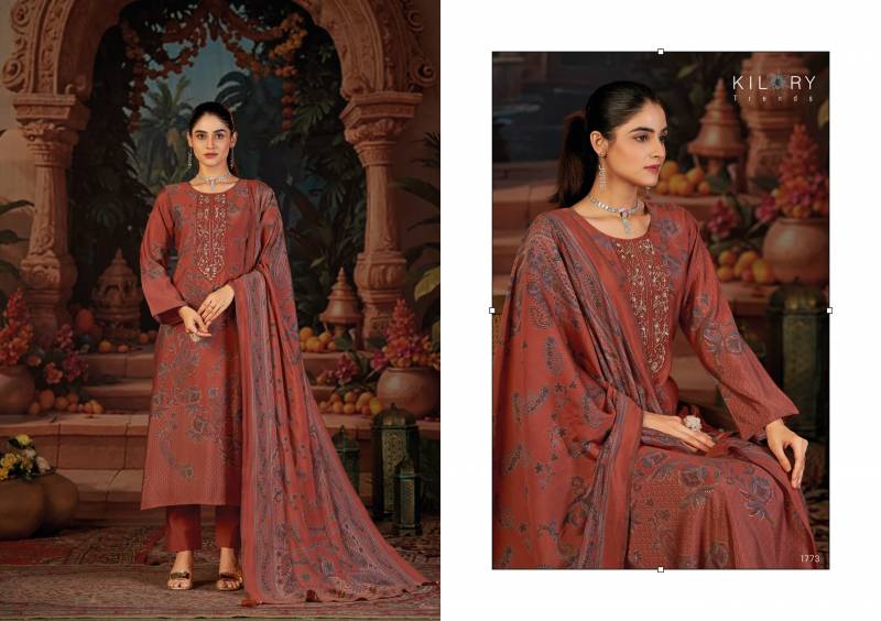 Kilory Larana Maslin Digital Foil Silk Salwar Kameez