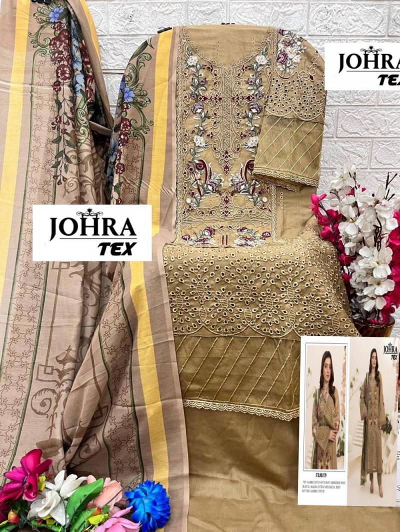 Johra Tex 179 Cambric Cotton Pakistani Salwar Suits