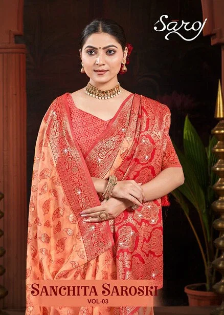 Saroj Sanchita Saroski Vol 3 Soft Silk Saree Collection