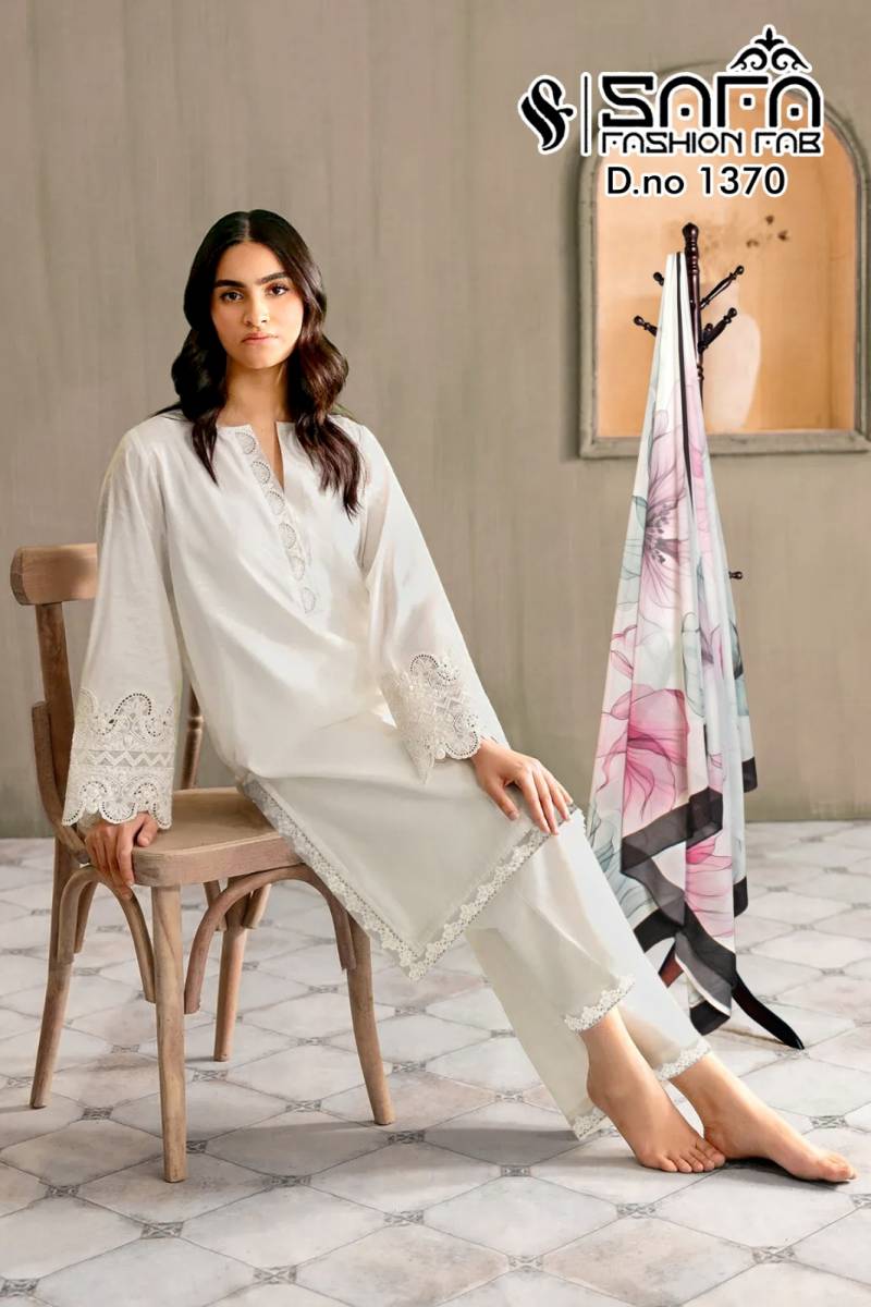 Safa Fashion Fab 1370 Tunic Pakistani Ready Made Suit