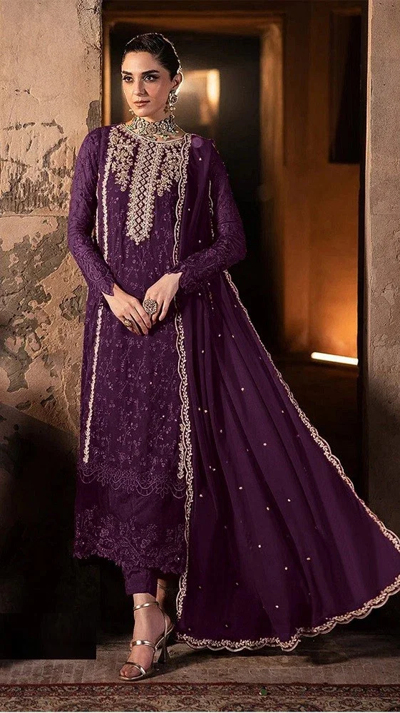 Tf 1301 A To F Designer Georgette Salwar Suits Collection