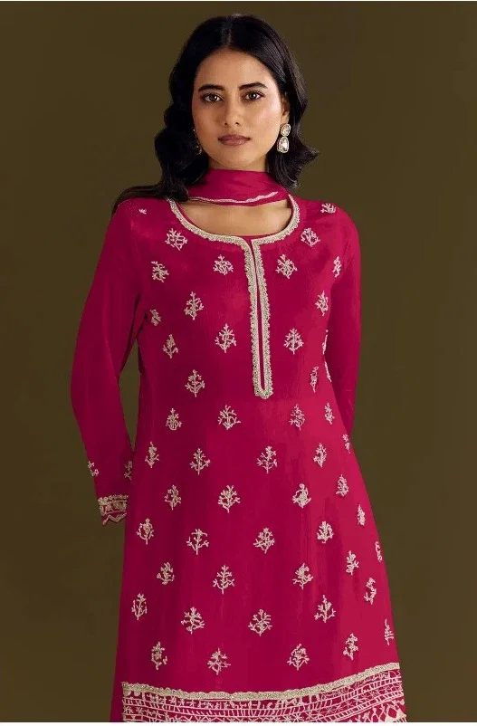 Super Hit 1314 Dark Color Chinon Embroidered Suits Collection