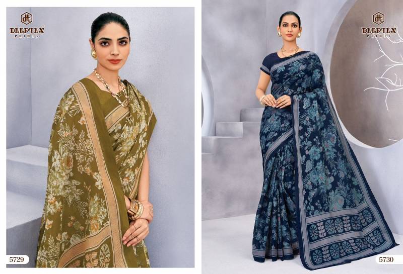 Deeptex Mother India Vol 57 Cotton Printed Saree Collection