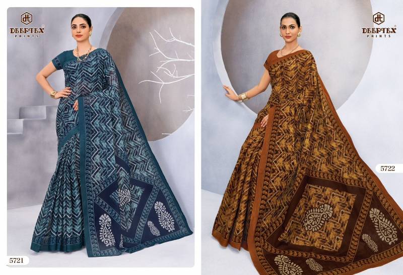 Deeptex Mother India Vol 57 Cotton Printed Saree Collection