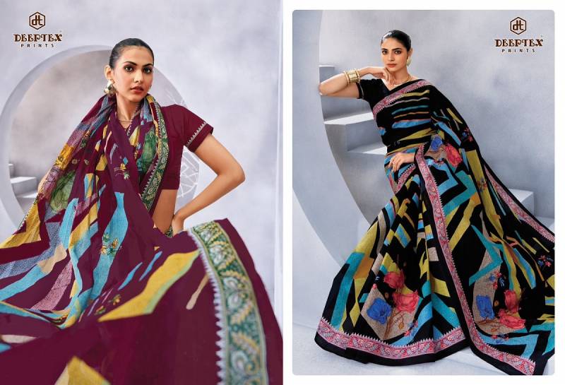 Deeptex Mother India Vol 57 Cotton Printed Saree Collection