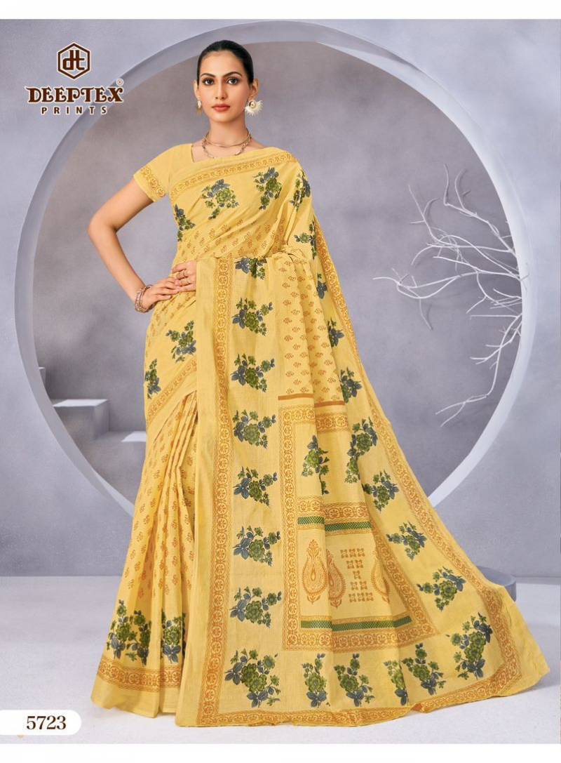 Deeptex Mother India Vol 57 Cotton Printed Saree Collection