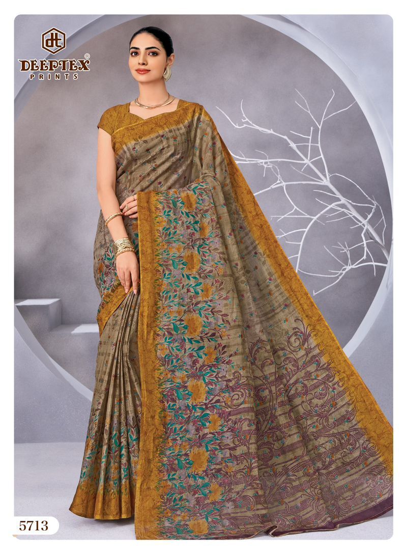 Deeptex Mother India Vol 57 Cotton Printed Saree Collection