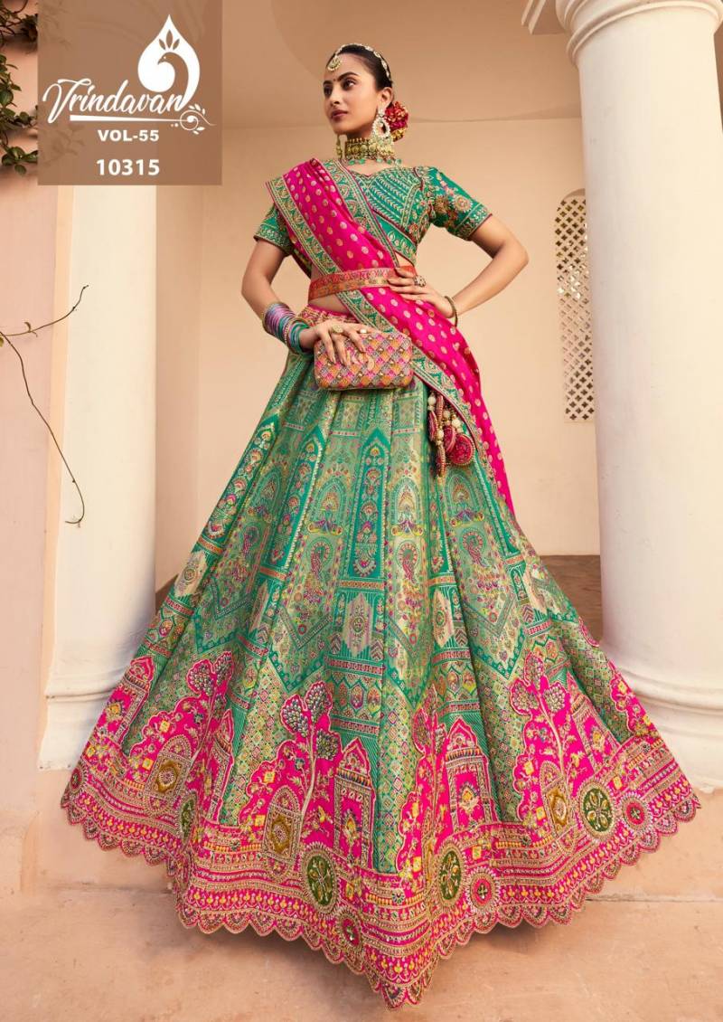 Royal Vrindavan Vol 55 Designer Lehenga Choli Collection