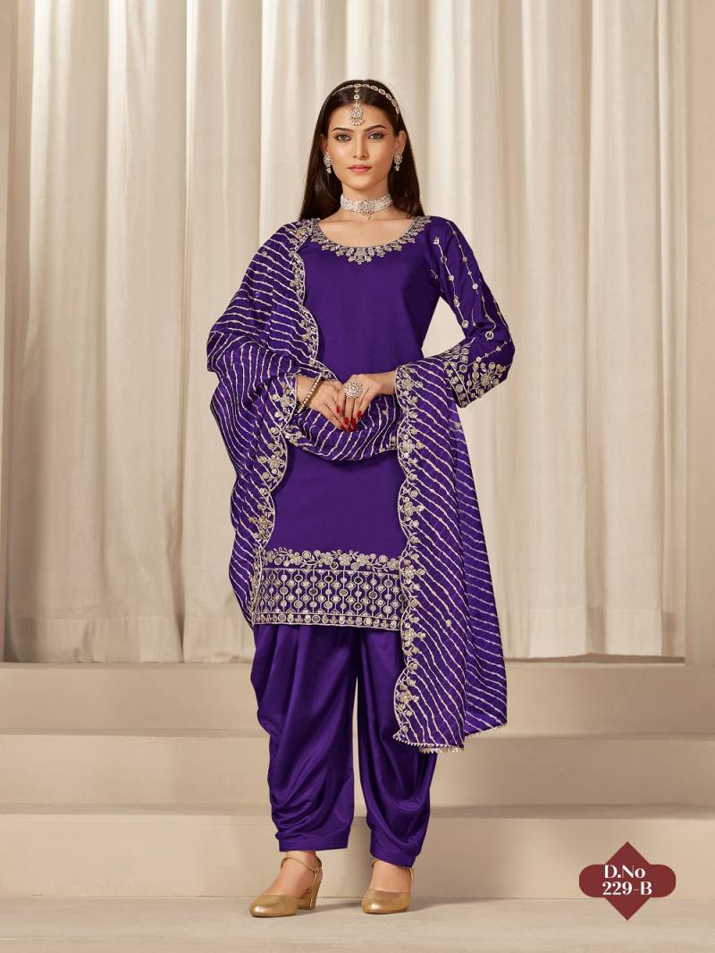 Aanaya Vol 229 Designer Chanderi Silk Suits Collection