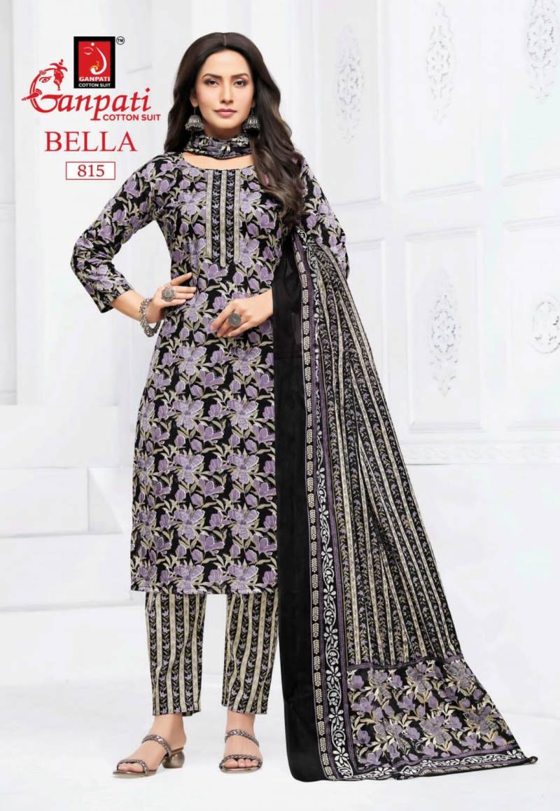 Ganpati Bella Vol 8 Readymade Cotton Printed Kurti Pant With Dupatta Collection