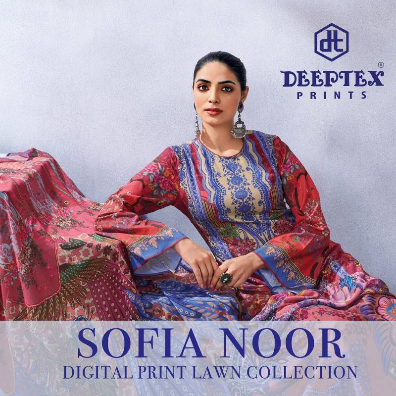 Deeptex Sofiya Noor Karchi Cotton Printed Dress Material