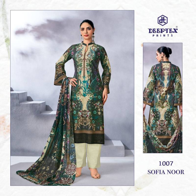 Deeptex Sofiya Noor Karchi Cotton Printed Dress Material