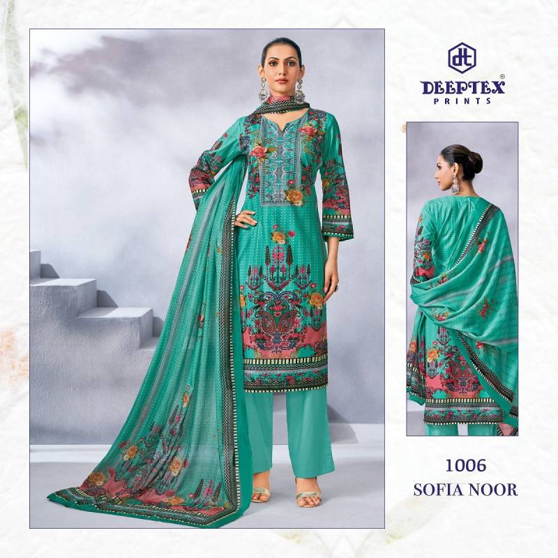 Deeptex Sofiya Noor Karchi Cotton Printed Dress Material