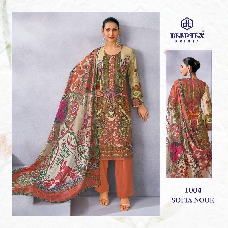 Deeptex Sofiya Noor Karchi Cotton Printed Dress Material