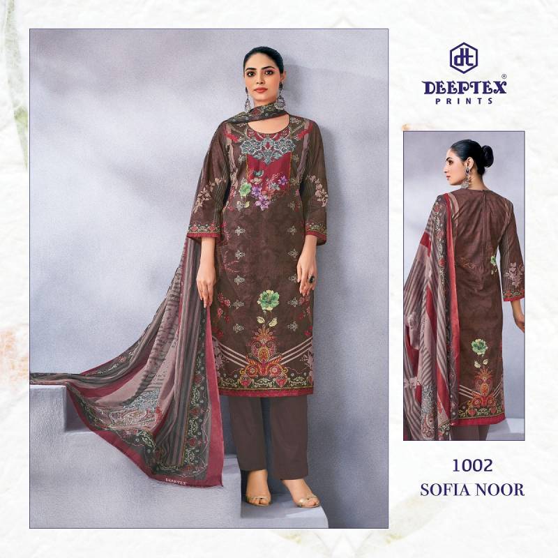 Deeptex Sofiya Noor Karchi Cotton Printed Dress Material