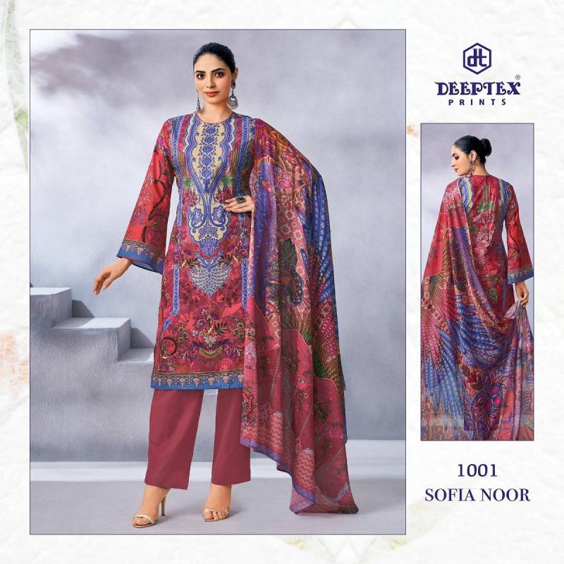 Deeptex Sofiya Noor Karchi Cotton Printed Dress Material