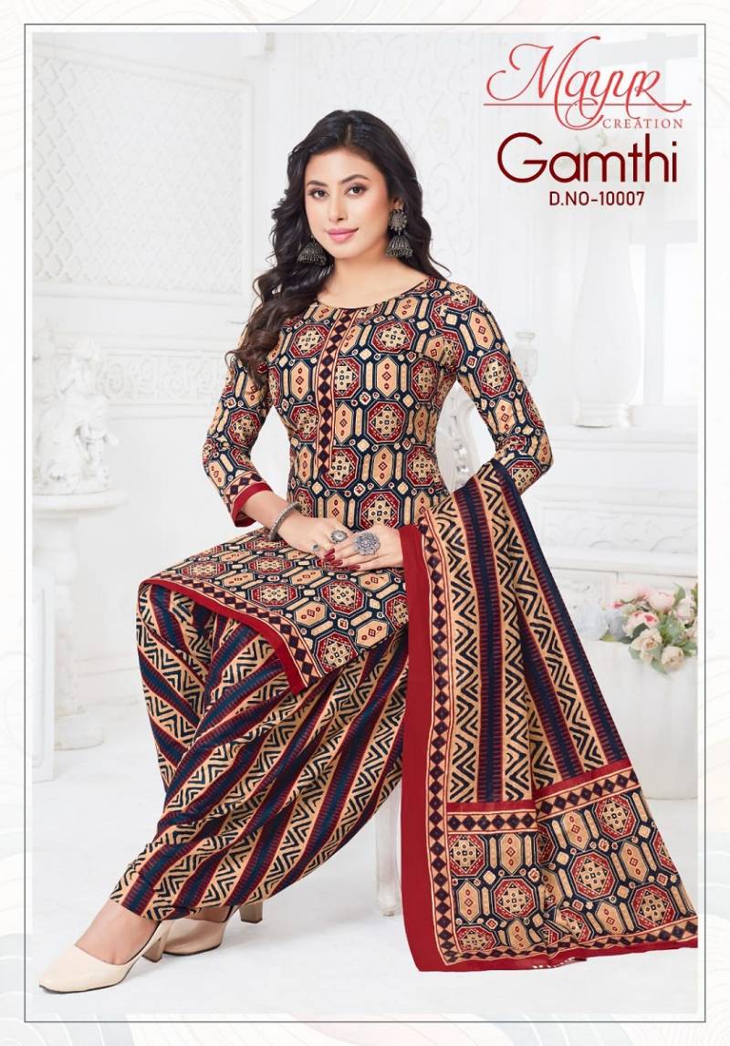 Mayur Gamthi Vol 10 Cotton Printed Dress Material Collection