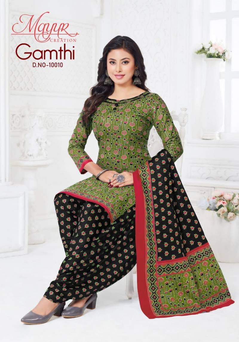 Mayur Gamthi Vol 10 Cotton Printed Dress Material Collection