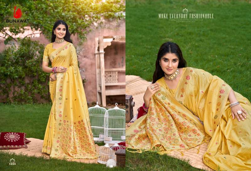Bunawat Sobha Heavy Assam Silk Saree collection